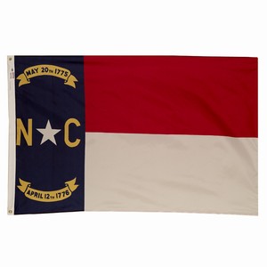 Valley Forge Perma-Nyl North Carolina Flag