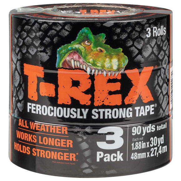 Shurtech Brands T-Rex® Tape - Gunmetal Gray, 3 pk, 1.88 in. x 30 yd. (1.88